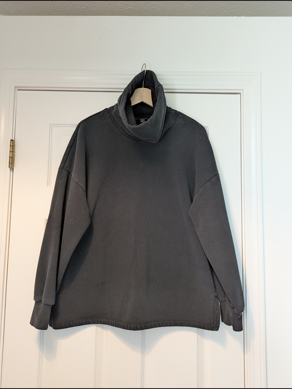 Banana Republic Black Women's Turtleneck Sweatshirt